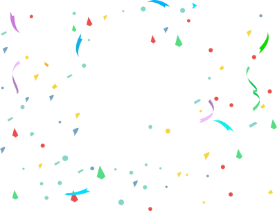 Confetti Transparent PNG