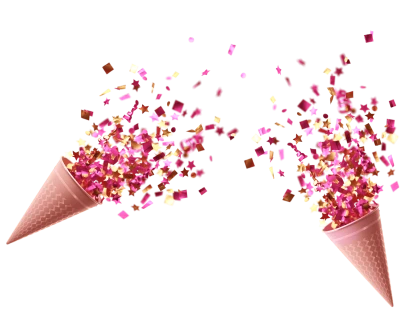 Confetti Transparent PNG