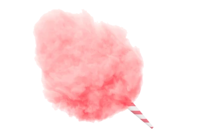 Cotton Candy Transparent PNG