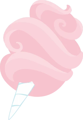 Pink Cotton Candy Image PNG