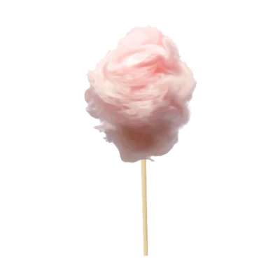 Pink Cotton Candy Image PNG