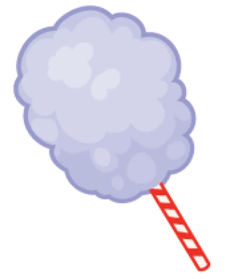 Pink Cotton Candy Image PNG